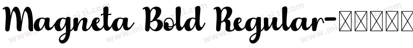 Magneta Bold Regular字体转换
